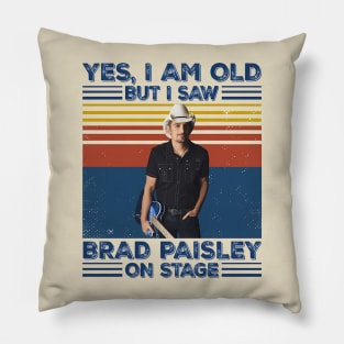 Brad on stage Pillow