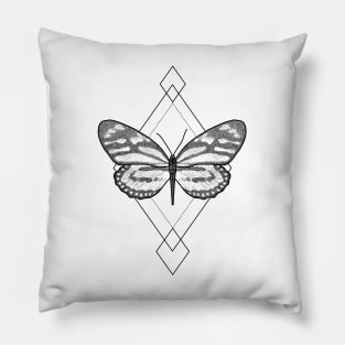 Geometric Butterfly Pillow