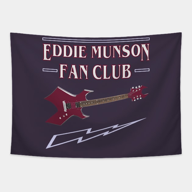 Eddie Munson Fan Club Tapestry by Blended Designs