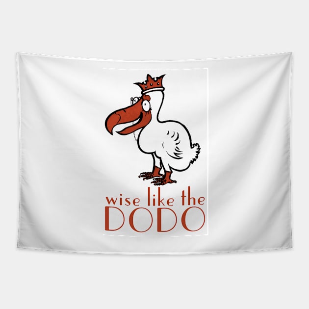 Wise Like The Dodo Tapestry by alexp01