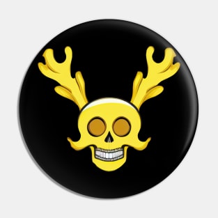 GOLD SKULL Pin