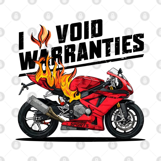 I void Warranties DIY motorcycle Warranty ruined automotive Tee 3 by Inkspire Apparel designs