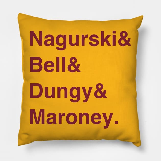 Minnesota All-Stars 2 Pillow by Dolphin Axe