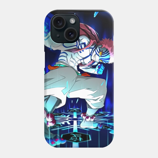 A Demon Akaza Phone Case by Valoka