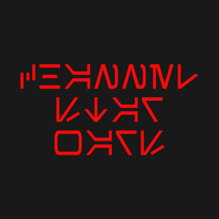 CSW - Aurebesh - Red T-Shirt