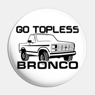 1980-1986 Bronco Topless Black Pin