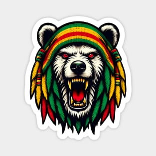 Rasta Bear Magnet