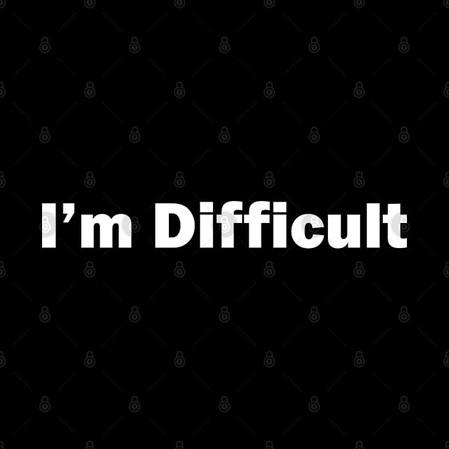 I'm Difficult by Venus Complete