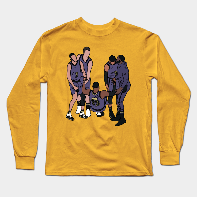 los angeles lakers long sleeve shirt