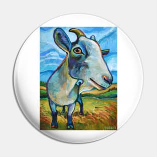 Goat Painting called Van Goat Pin