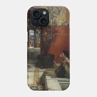 An Oleander by Lawrence Alma-Tadema Phone Case