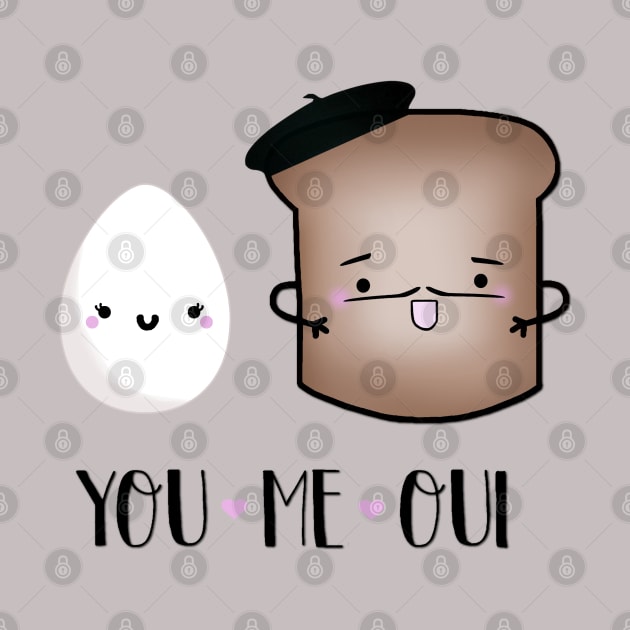 You, Me, Oui by staceyromanart