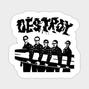 Destroy t shirt punk Magnet