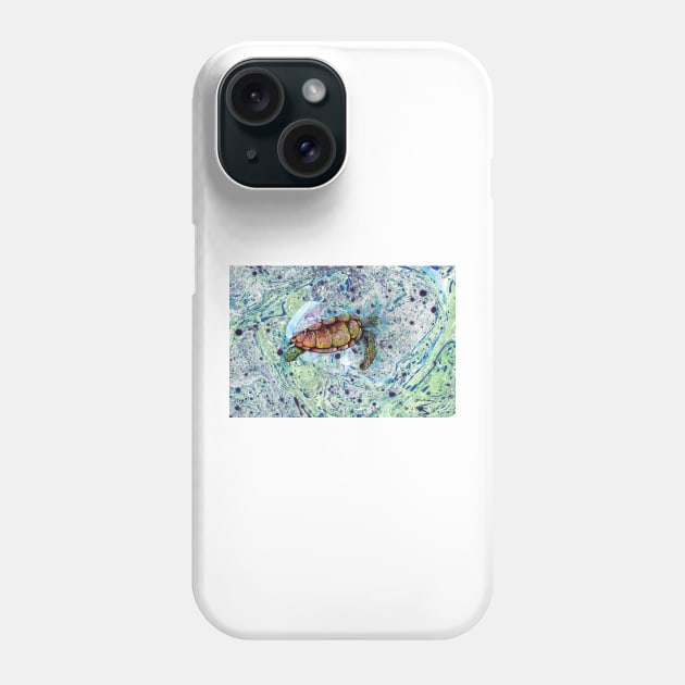 Tripping Turtle Phone Case by MelTGazing