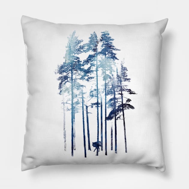 Winter Wolf Final Pillow by astronaut