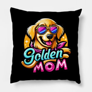 Funny Dog Golden Retriever Mom Pillow