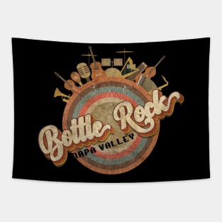 Tour Music Designs Vintage Retro - Bottle Rock Npa Valley Tapestry