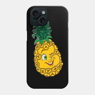 anatomy of a pineapple - winky wink Phone Case