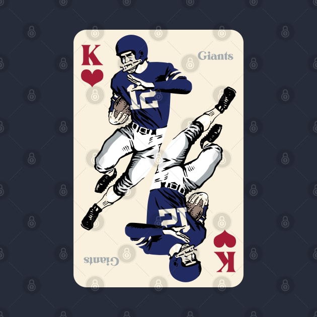 New York Giants King of Hearts by Rad Love