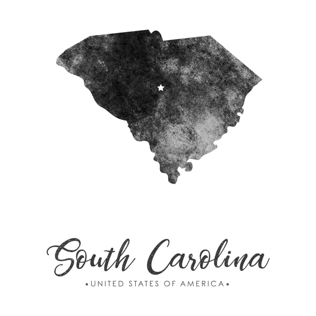 South Carolina state map by StudioGrafiikka