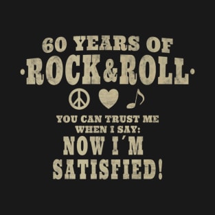 60 Years of Rock Birthday T-Shirt