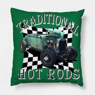 Model A Roadster Traditional Hot Rod Pillow