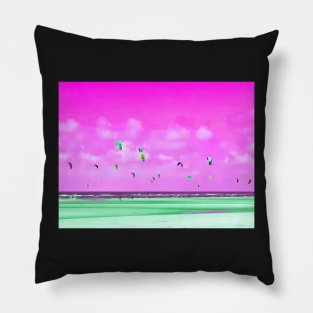 Wide Kite Beach No. 3 Pillow