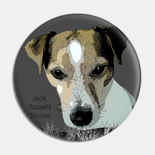 Jake the Jack  Russell Terrier Pin