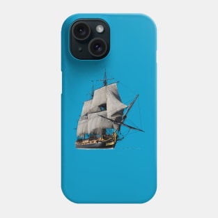 sailing ship Phone Case