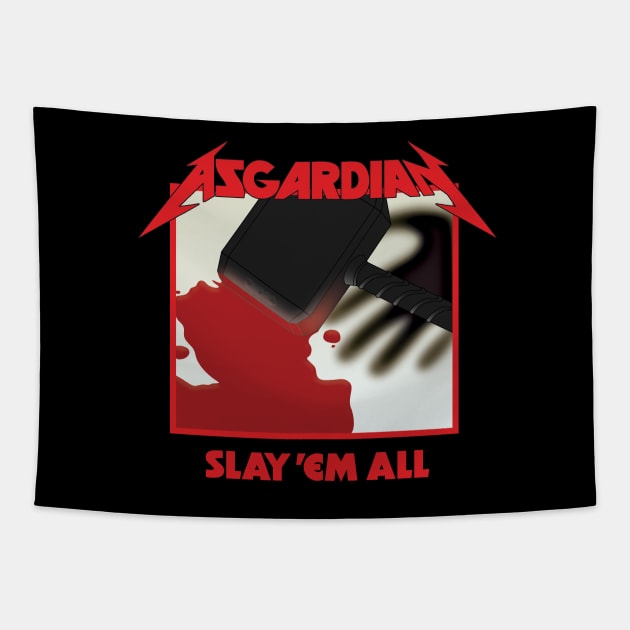 Slay 'Em All Tapestry by dann