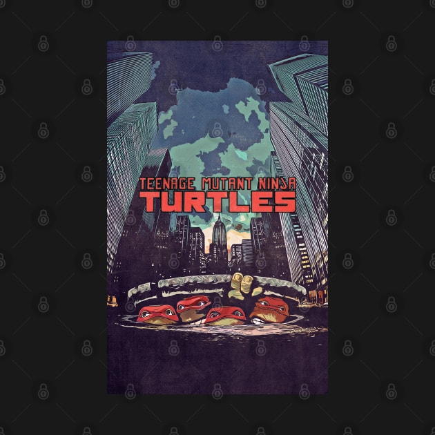 Teenage Mutant Ninja Turtles Comic Style by creativespero