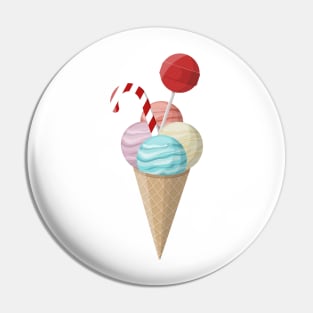 Ice-cream Pin