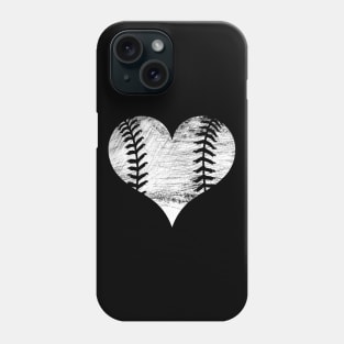 Baseball Heart Cute Graphic Tee Shirts Phone Case