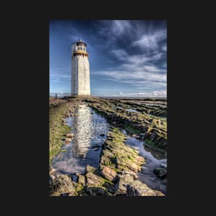 Southerness Lighthouse HDR photo Dumfries and Galloway T-Shirt