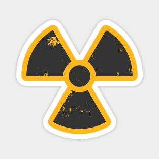 Nuclear Radiation Hazard Symbol Magnet