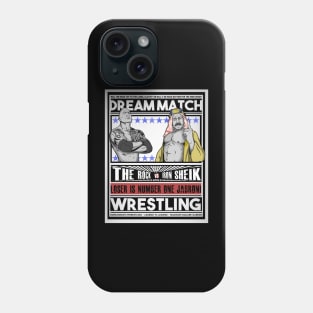 The Rock vs Iron Sheik Phone Case