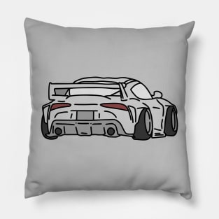 back to real super car Pillow