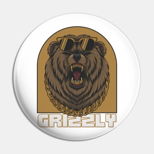 Grizzly Bear Pin