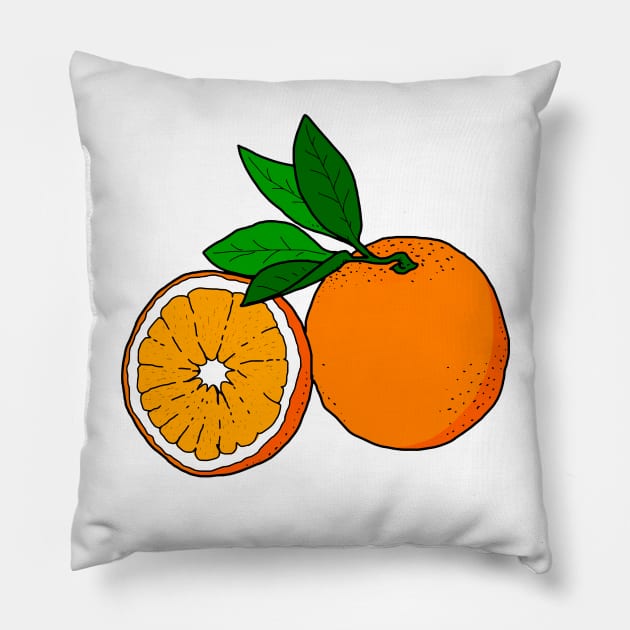 Oranges Pillow by lucamendieta