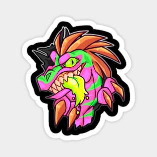 "NEON RAPTOR" V.1 Magnet