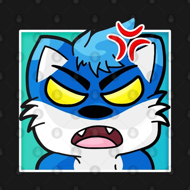 My wolf rage twitch emote by szymonnowotny8