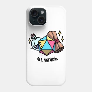 All Natural Pansexual DnD D20 Phone Case