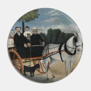 La Carriole du pere Junier by Henri Rousseau Pin