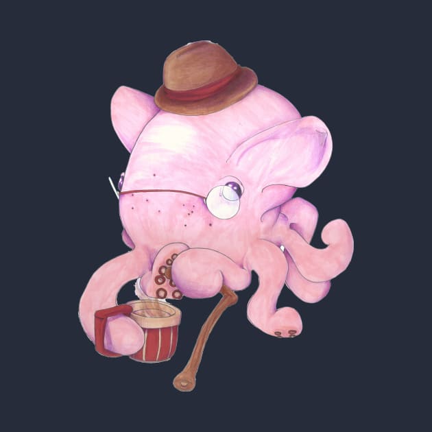 Quincey, Gentleman Octopus by FishWithATopHat