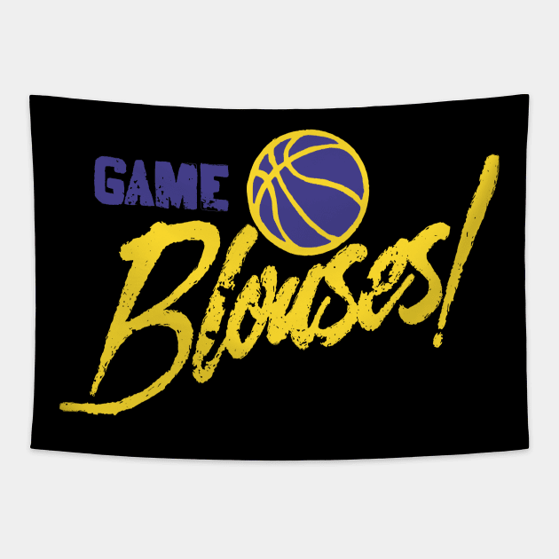 GAME BLOUSES BASKETBALL Tapestry by DEMONS FREE