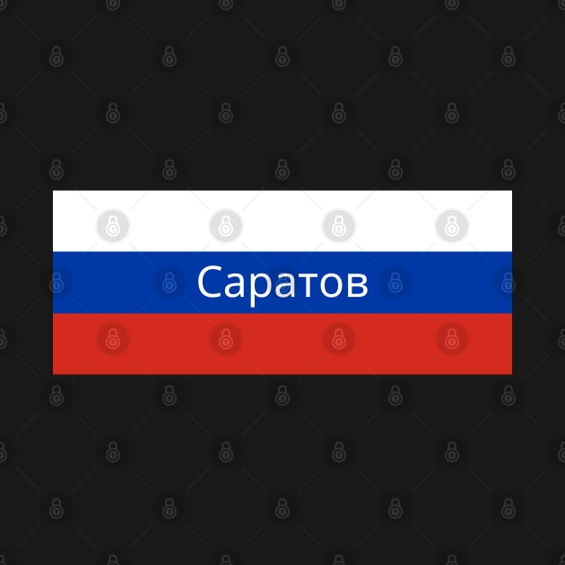 Saratov City in Russian Flag by aybe7elf