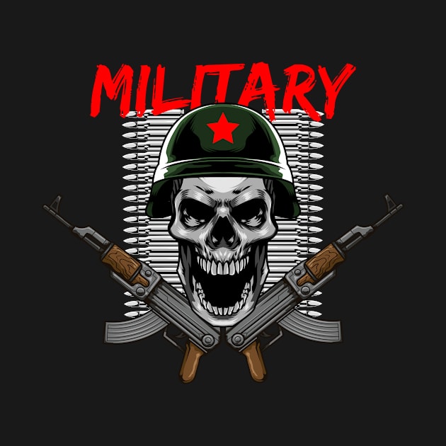 Military Skull! by Harrisaputra