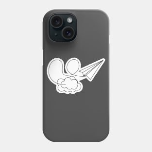 Pilot Papper Plane In Flight Phone Case