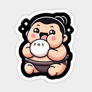 Cute Sumo Wrestler Magnet