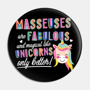 Masseuses are like Unicorns Gift Idea Pin